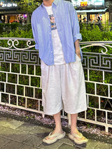 SIO two tuck bermuda sweat pants