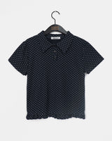 [MADE] Seju Dot Collar Frill Short-Sleeved T-shirt