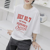 ホーリーヴィンテージレタリングオーバーフィット半袖Tシャツ_WHITE