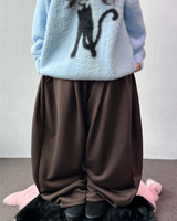 coty fleece-lined balloon pintuck long pants ❤️🖤5 COLOR