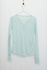 Hook Henry Neck Long Sleeve (Mint)