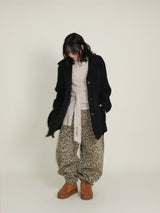 (Leopard Item)キヤヒョウ柄バルーンフィットワイドパンツ