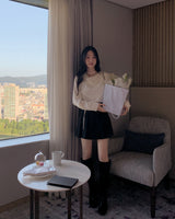 Saret Drapre Tie Blouse