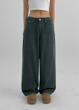 [MADE] Keyled Corduroy Wide Pants