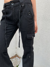 CARGO SLIM BOOTS CUT PANTS (2C)