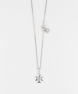 ダブルクローバーネックレスSV (925 silver)