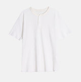 モダンワッフルヘンリーショートスリーブTシャツ