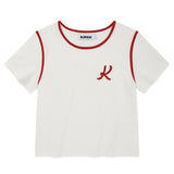 GRAPHIC RINGER T-SHIRT [WHITE]