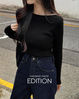 [MADE] Zua Boat Neck V-Neck Knitwear
