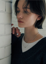 [925 silver] Deux.silver.82 / ピグリングピアス (シルバー)