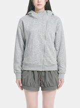 Noelle Asymmetric Hoodie Zip-Up