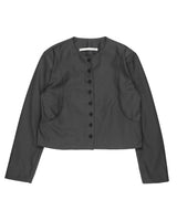 COLLARLESS CURVE JACKET