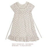 ROSE ISLAND ルーズフィットピュアコットンナイトガウン