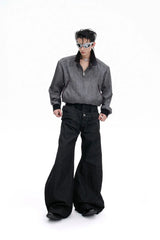 Banana Cut Wide Jeans