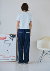 26SS★ Curved Line Track Pants