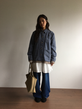 Trucker Washed Jacket (2color)