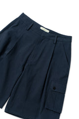 Grain bermuda pants_navy