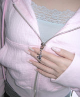 rabbit sorbet zip-up (3colors)