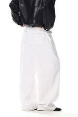 Five-Buttons Curved Jeans