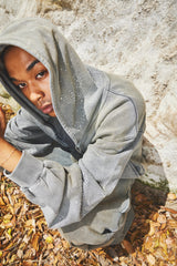 rhinestone zip-up hoodie