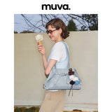 muva. Fold‑Ear Tote Bag, Large‑Capacity Fashion Premium‑Feel Women’s Purse for Spring‑Summer Commute, New Arrival Mar 16