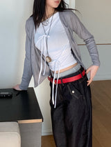 Atlas Non-fade Raw Denim Wide Pants