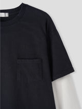 Waffle layered long sleeve tee