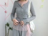 punching pocket cardigan