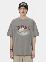 rivage pigment-dyed short-sleeve t-shirt (3color)