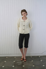 Slim capri pants