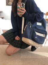 ボンヴォヤージュバックパック_ヴィンテージネイビー