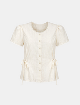 Reni Side Tie Blouse