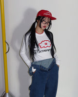 Red rope snapback ball cap
