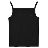 KIRSH PLAIN SQUARE NECK SLEEVELESS - BLACK 