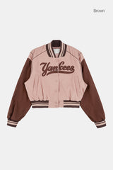 New york embroidery varsity jacket