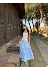 pouch halter strap shirring tube top