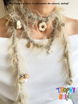 Furry Scarf Necklace