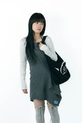 studs layered onepiece(gray)