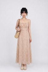 BLOOMING GARDEN CHIFFON DRESS