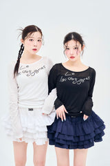 シアーロゴTシャツ