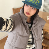 フーダーオーバーサイズフィットウェロンパッディドベスト