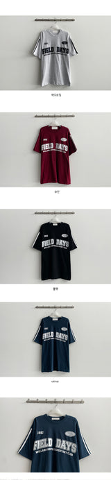 フィールドトラックオーバーフィット半袖Tシャツ