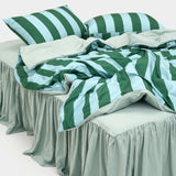 Dust-Free Bold Stripe Duvet Cover - Q size