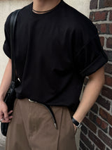 Soft sig roll-up short sleeve t-shirt