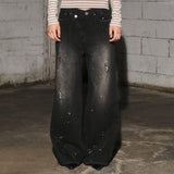 vt denim pants (black)