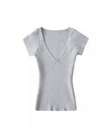  village v-neck top(2 color)