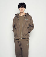 25FW ボーダーラインロングパンツ ココア