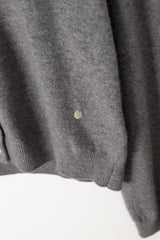 Camel round cardigan (Grey)
