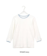 26SS★ [BAONHAUS] Ketron Color Matching Three Quarter Tee