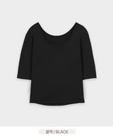 [MADE/6colors] ミルドコットン 4スリーブTシャツ